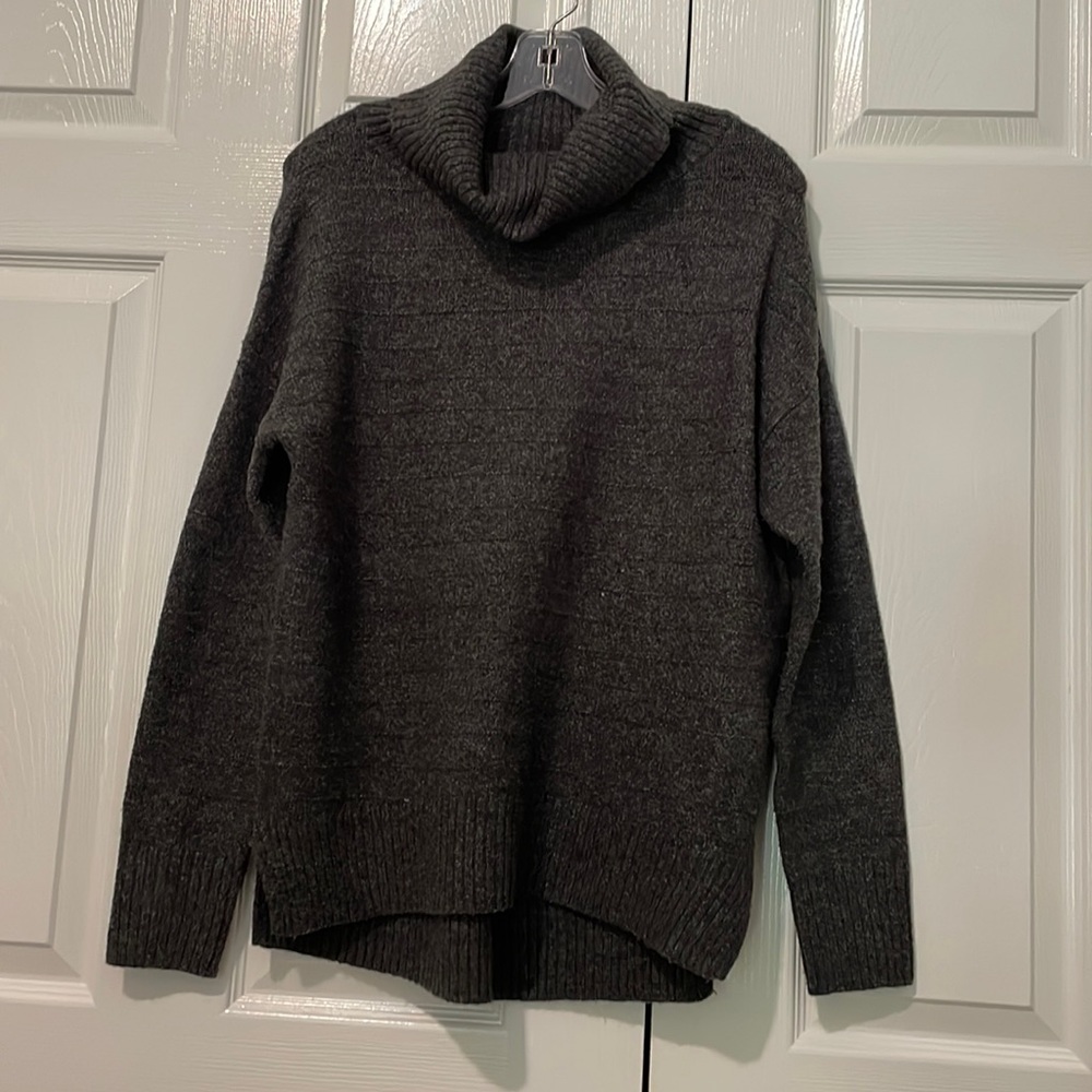 Old Navy Charcoal Gray Cowl Neck Sweater